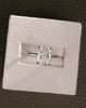 Platinum | 3.06ct - F - VVS2 Elongated Cushion Lab Diamond | Lab Diamond side stones
