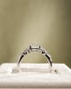 Platinum | 1.52ct - E - VVS2 Radiant Lab Diamond | Lab Diamond side stones