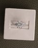 Platinum | 1.76ct - F - VS1 Radiant Lab Diamond | Lab Diamond side stones