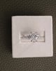 Platinum | 1.76ct - F - VS1 Radiant Lab Diamond | Lab Diamond side stones