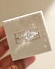 Platinum | 9x7.5mm Elongated Cushion Moissanite | Lab Diamond side stones