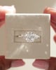 Platinum | 9x7.5mm Elongated Cushion Moissanite | Lab Diamond side stones