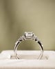 Platinum | 1.51ct - F - VS1 Elongated Cushion Lab Diamond | Lab Diamond side stones