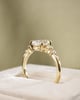 18k Yellow Gold | 1.58ct - E - VVS2 Elongated Cushion Lab Diamond | Lab Diamond side stones