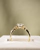 18k Yellow Gold | 1.58ct - E - VVS2 Elongated Cushion Lab Diamond | Lab Diamond side stones