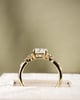 18k Yellow Gold | 1.58ct - D - VVS2 Elongated Cushion Lab Diamond | Lab Diamond side stones