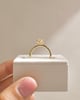 18k Yellow Gold | 1.59ct - F - VS1 Marquise Lab Diamond | Lab Diamond side stones