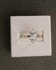 18k Yellow Gold | 1.92ct - F - VVS2 Marquise Lab Diamond | Lab Diamond side stones