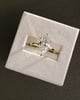 18k Yellow Gold | 2.98ct - E - VVS2 Marquise Lab Diamond | Lab Diamond side stones