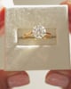 18k Yellow Gold | 8mm Round Moissanite