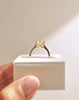 18k Yellow Gold | 8mm Round Moissanite
