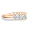 Adeline - Radiant Full Eternity Ring - Half Eternity 18k Rose Gold