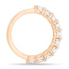 Adeline - Radiant Full Eternity Ring - Half Eternity 18k Rose Gold