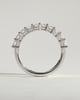 Adeline - Radiant Eternity Band Wedding Ring - Half Eternity 18k White Gold