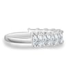 Adeline - Radiant Full Eternity Ring - Half Eternity 18k White Gold