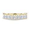 Adeline - Radiant Full Eternity Ring - Half Eternity 18k Yellow Gold