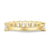 Adeline - Radiant Full Eternity Ring - Half Eternity 18k Yellow Gold