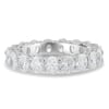 Alexandra - Oval Eternity Ring - Full Eternity 18k White Gold