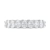 Alexandra - Oval Eternity Ring - Full Eternity 18k White Gold