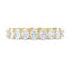 Alexandra - Oval Eternity Ring - Full Eternity 18k Yellow Gold