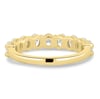Alexandra - Oval Eternity Ring - Half Eternity 18k Yellow Gold