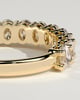 Alexandra - Oval Eternity Band Wedding Ring - Half Eternity 18k Yellow Gold