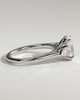 Alexia  Oval Trilogy Ring - 18k White Gold