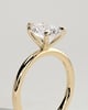 Alia - 5 Claw Pear Solitaire - 18k Yellow Gold