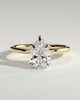 Alia - 5 Claw Pear Solitaire - 18k Yellow Gold