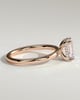 Alice  Emerald Solitaire - 18k Rose Gold