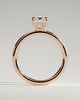 Alice  Emerald Solitaire - 18k Rose Gold