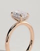 Alice  Emerald Solitaire - 18k Rose Gold