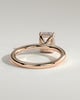 Alice  Emerald Solitaire - 18k Rose Gold