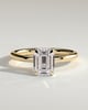 Alice  Emerald Solitaire - 18k Yellow Gold