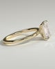 Alina - Emerald Claw Solitaire Engagement Ring - 18k Yellow Gold High Setting