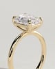 Alina - 4 Claw Emerald Solitaire - 3ct Yellow Gold