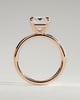 Alina - 4 Claw Emerald Solitaire - 4ct Rose Gold