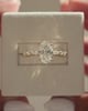 Alyssa  Oval Solitaire with Accent Stones Lifestyle Image