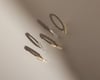 Amber - Bezel Set Round Wedding Ring Lifestyle Image