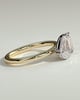 Amor - Pear and Emerald Toi Et Moi - 18k Yellow Gold / 18k White Gold