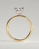 Amy  3 Claw Pear Solitaire - 18k Yellow Gold / 18k White Gold V Claw