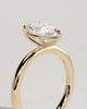 Amy  3 Claw Pear Solitaire - 18k Yellow Gold