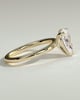 Amy  3 Claw Pear Solitaire - 18k Yellow Gold