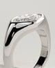 Angie - Marquise East West Bezel Solitaire - 18k White Gold