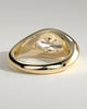 Angie - Marquise East West Bezel Solitaire - 18k Yellow Gold
