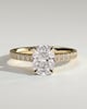 Annika - Elongated Cushion Cut with Hidden Halo - 18k Yellow Gold