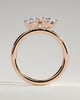 April - Oval & Pear Toi Et Moi - 18k Rose Gold