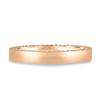 Arden - Cigar Band with Hidden Pav Detail - 18k Rose Gold