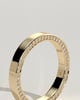 Arden - Classic Hidden Pave Flat Cigar Band Wedding Ring - 18k Yellow Gold