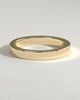 Arden - Classic Hidden Pave Flat Cigar Band Wedding Ring - 18k Yellow Gold